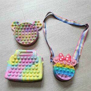 Fidget crossbody bags kids